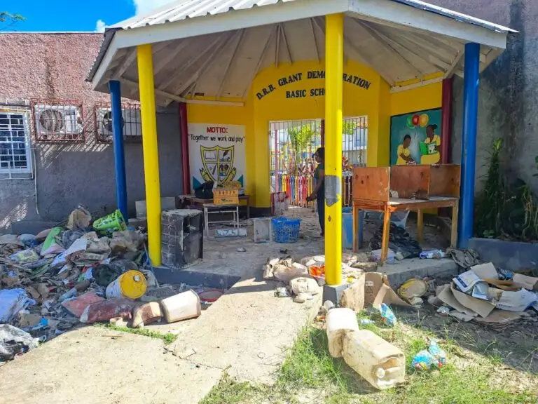 DRB Grant Demonstration Basic School – Hurricane Melissa recovery efforts
